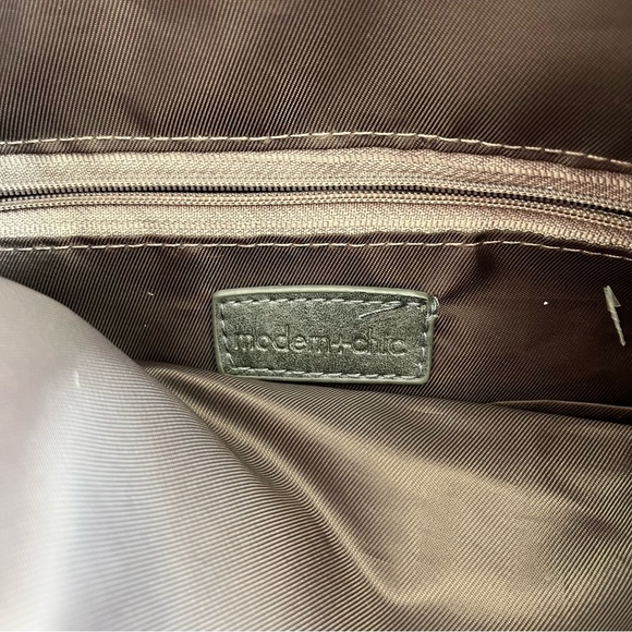 Modem + Chic Dark gray backpack with removable multicolored strap - Picture 2 of 14